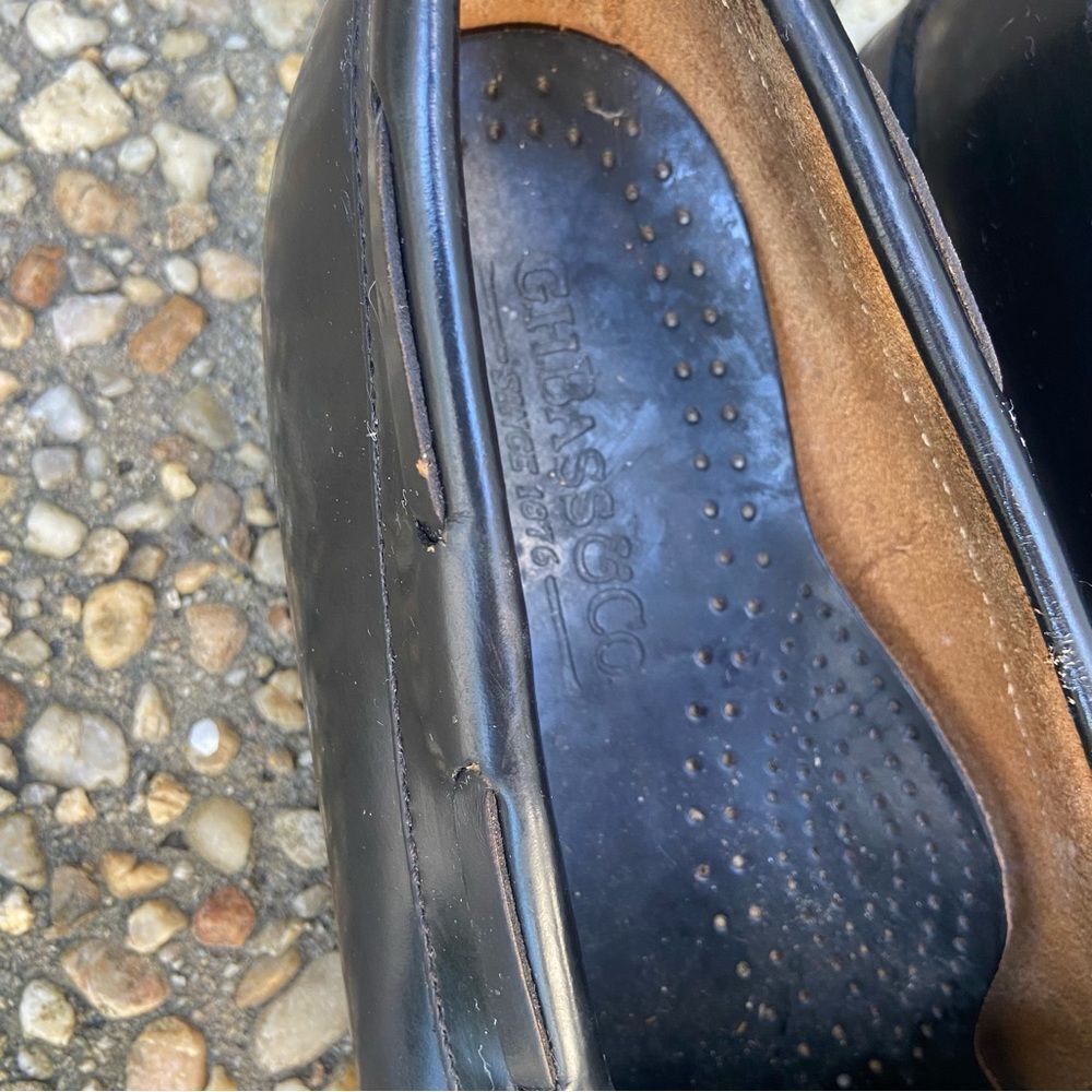 COPY - Vintage Bass Weejuns LAYTON black kiltie tassel loafers 7.5 D - Picture 7 of 7